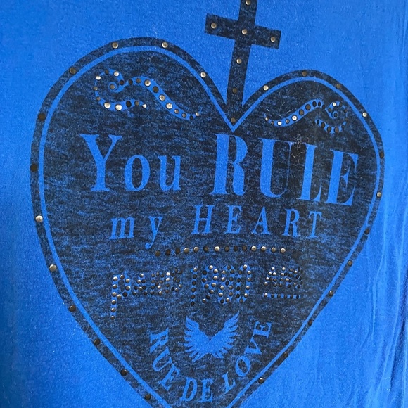 Express “You Rule my ❤️” Graphic Tee - Small (EUC) - Picture 2 of 3